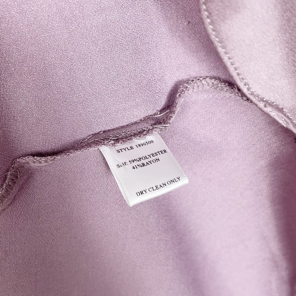 Anthropologie Current Air Lavender Purple Tie Waist Flowy Dress Small - Picture 8 of 8